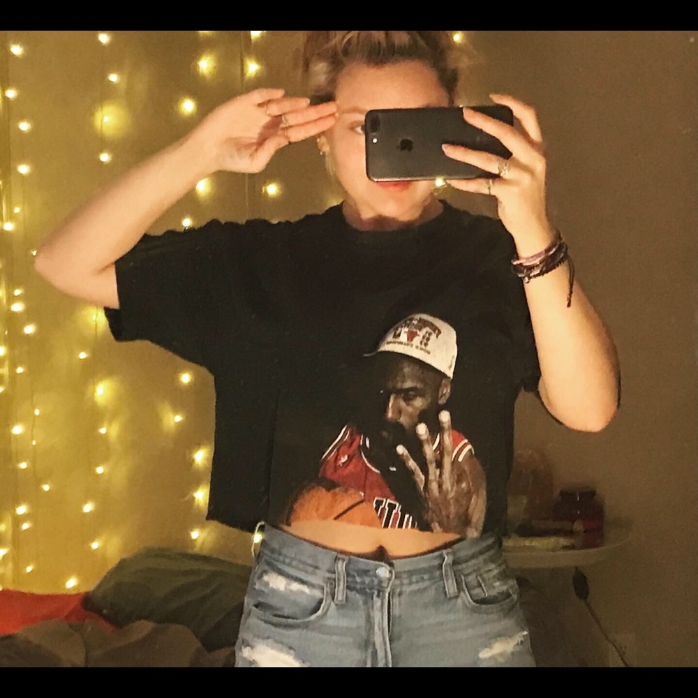 vintage crop top